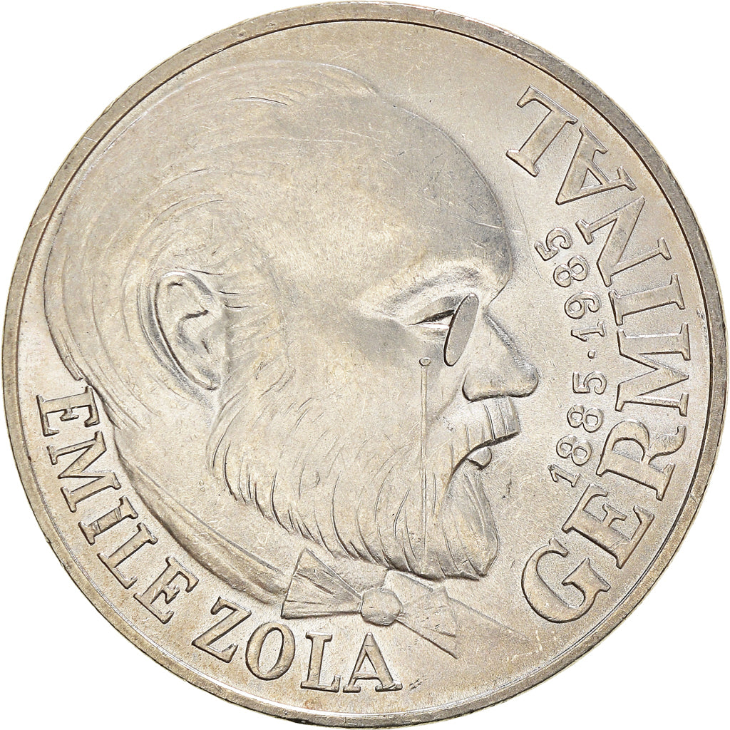 Münze, Frankreich, Germinal, 100 Francs, 1985, Paris, VZ+, Silber, KM:957