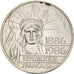 Munten, Frankrijk, Statue de la Liberté, 100 Francs, 1986, ZF, Zilver, KM:960