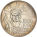 Moneta, Francia, Statue de la Liberté, 100 Francs, 1986, SPL-, Argento, KM:960