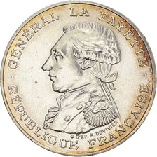Münze, Frankreich, Lafayette, 100 Francs, 1987, SS+, Silber, KM:962