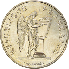 Munten, Frankrijk, Droits de l'Homme, 100 Francs, 1989, PR, Zilver, KM:970