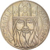 Coin, France, Charlemagne, 100 Francs, 1990, Paris, AU(55-58), Silver, KM:982