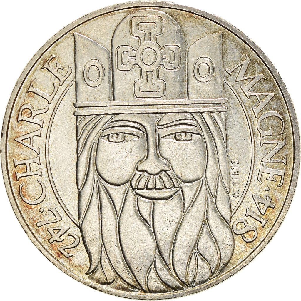 Monnaie, France, Charlemagne, 100 Francs, 1990, Paris, SUP+, Argent
