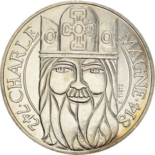 Monnaie, France, Charlemagne, 100 Francs, 1990, Paris, SUP+, Argent