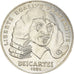 Coin, France, Descartes, 100 Francs, 1991, AU(50-53), Silver, KM:996