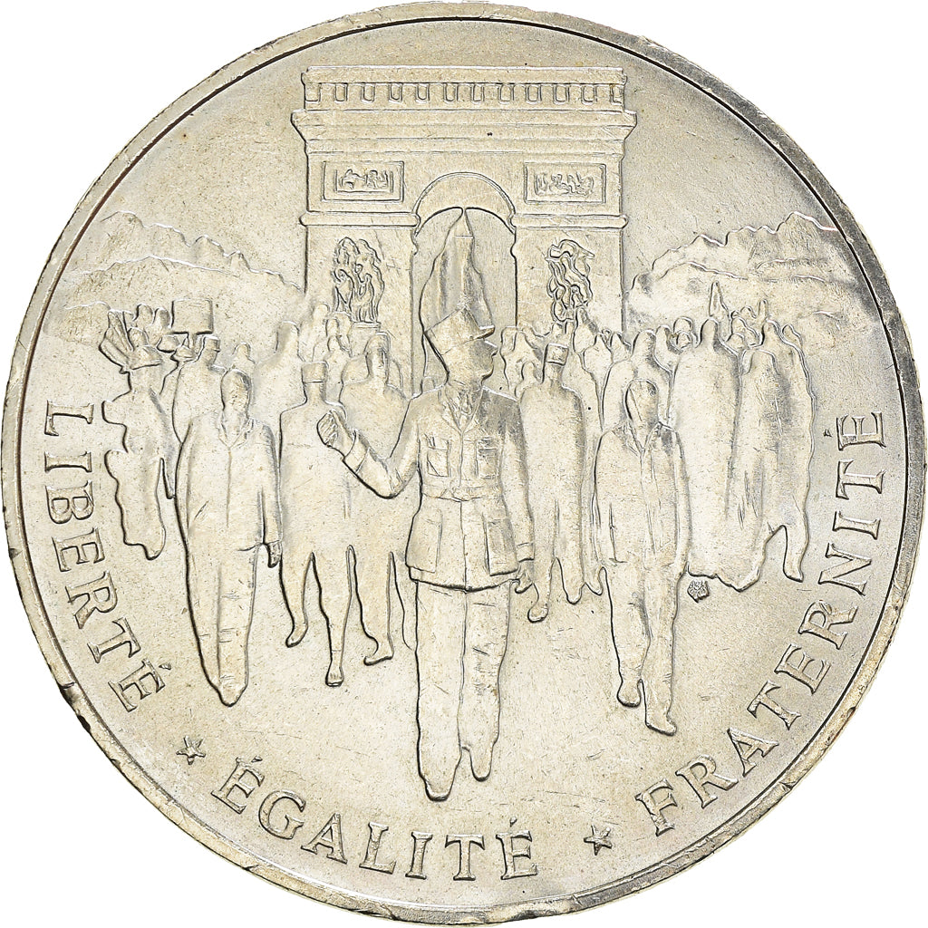 Monnaie, France, Libération de Paris, 100 Francs, 1994, SUP, Argent