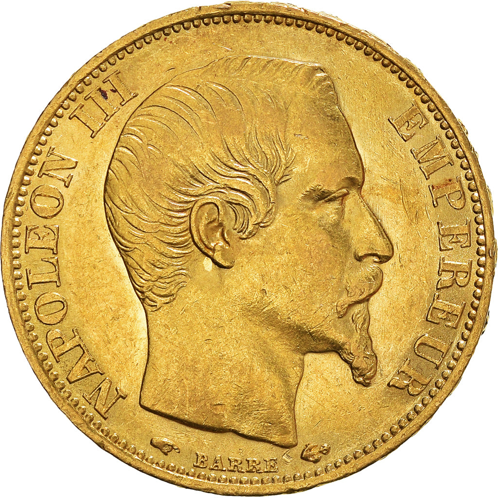 Münze, Frankreich, Napoleon III, 20 Francs, 1859, Paris, SS+, Gold, KM:781.1