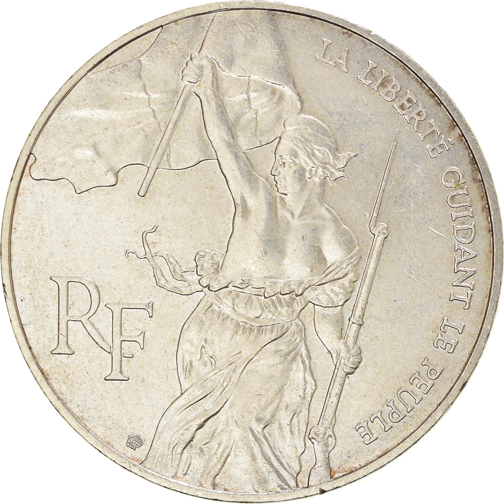Coin, France, Liberté guidant le peuple, 100 Francs, 1993, AU(50-53), Silver
