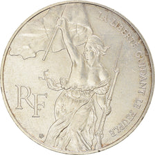 Coin, France, Liberté guidant le peuple, 100 Francs, 1993, AU(50-53), Silver