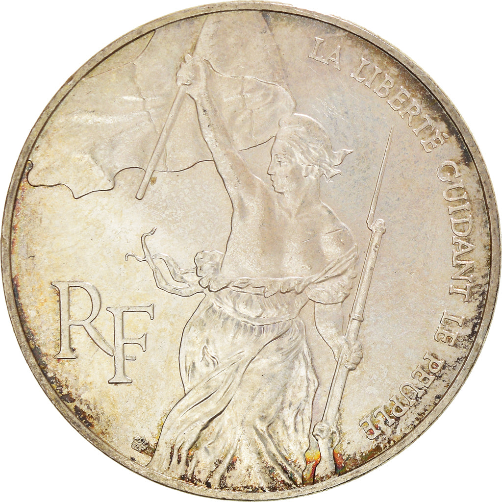 Moneta, Francia, Liberté guidant le peuple, 100 Francs, 1993, SPL-, Argento