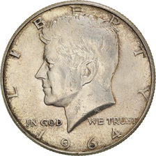 Coin, United States, Kennedy Half Dollar, Half Dollar, 1964, U.S. Mint