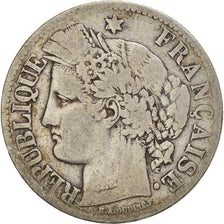 Monnaie, France, Cérès, 2 Francs, 1871, Bordeaux, TB, Argent, Gadoury:530