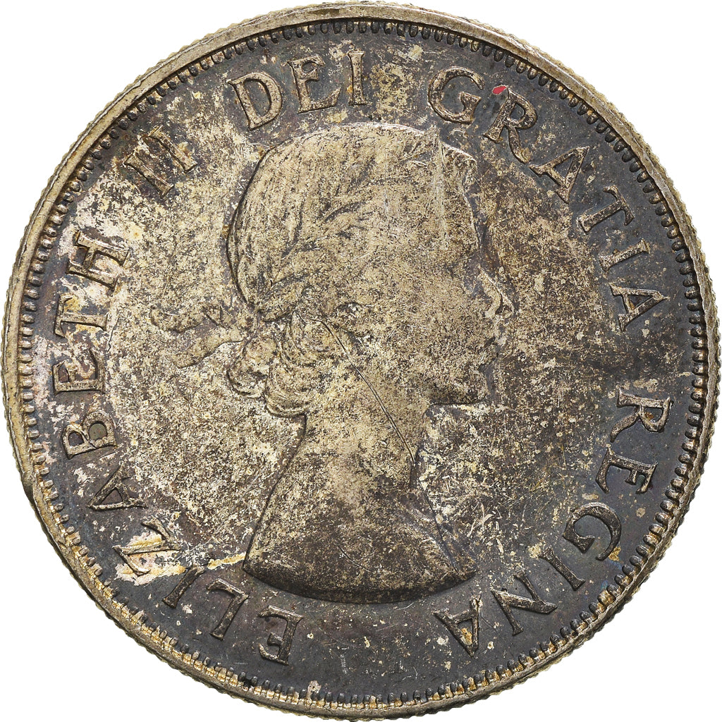 Munten, Canada, Elizabeth II, 50 Cents, 1953, Royal Canadian Mint, Ottawa, PR