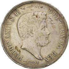 Monnaie, États italiens, NAPLES, Ferdinando II, 120 Grana, 1841, TB+, Argent