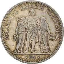 Coin, France, Hercule, 5 Francs, 1849, Paris, VF(30-35), Silver, KM:756.1