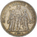 Coin, France, Hercule, 5 Francs, 1849, Paris, VF(30-35), Silver, KM:756.1