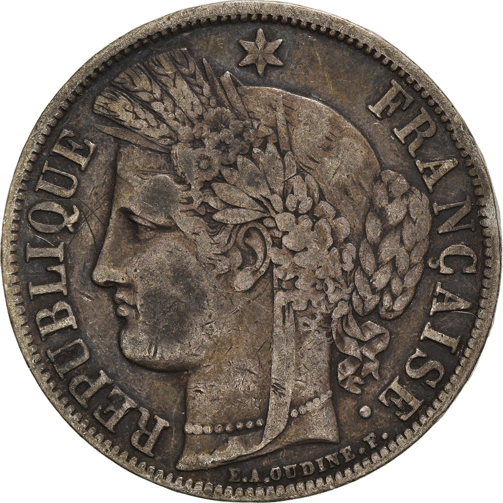 Monnaie, France, Cérès, 5 Francs, 1851, Paris, TB, Argent, Gadoury:719
