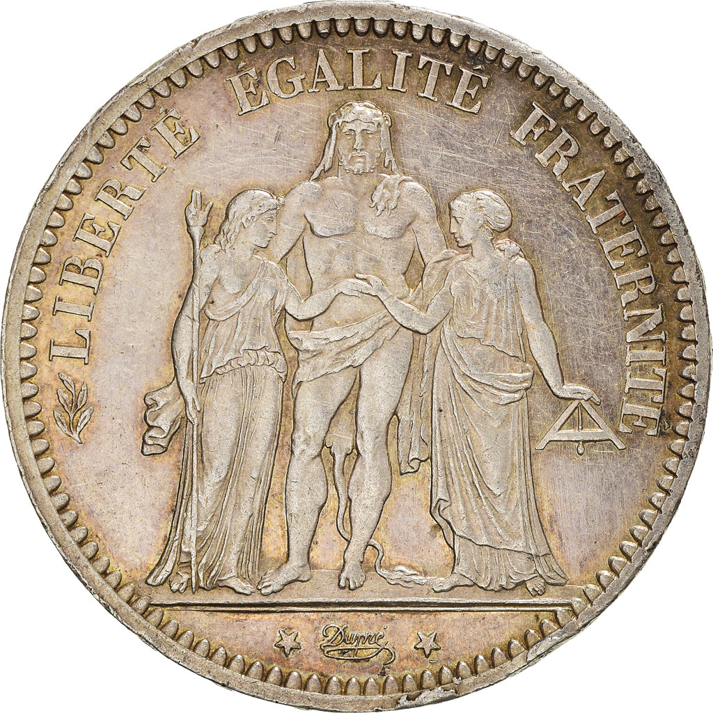 Coin, France, Hercule, 5 Francs, 1873, Paris, EF(40-45), Silver, KM:820.1