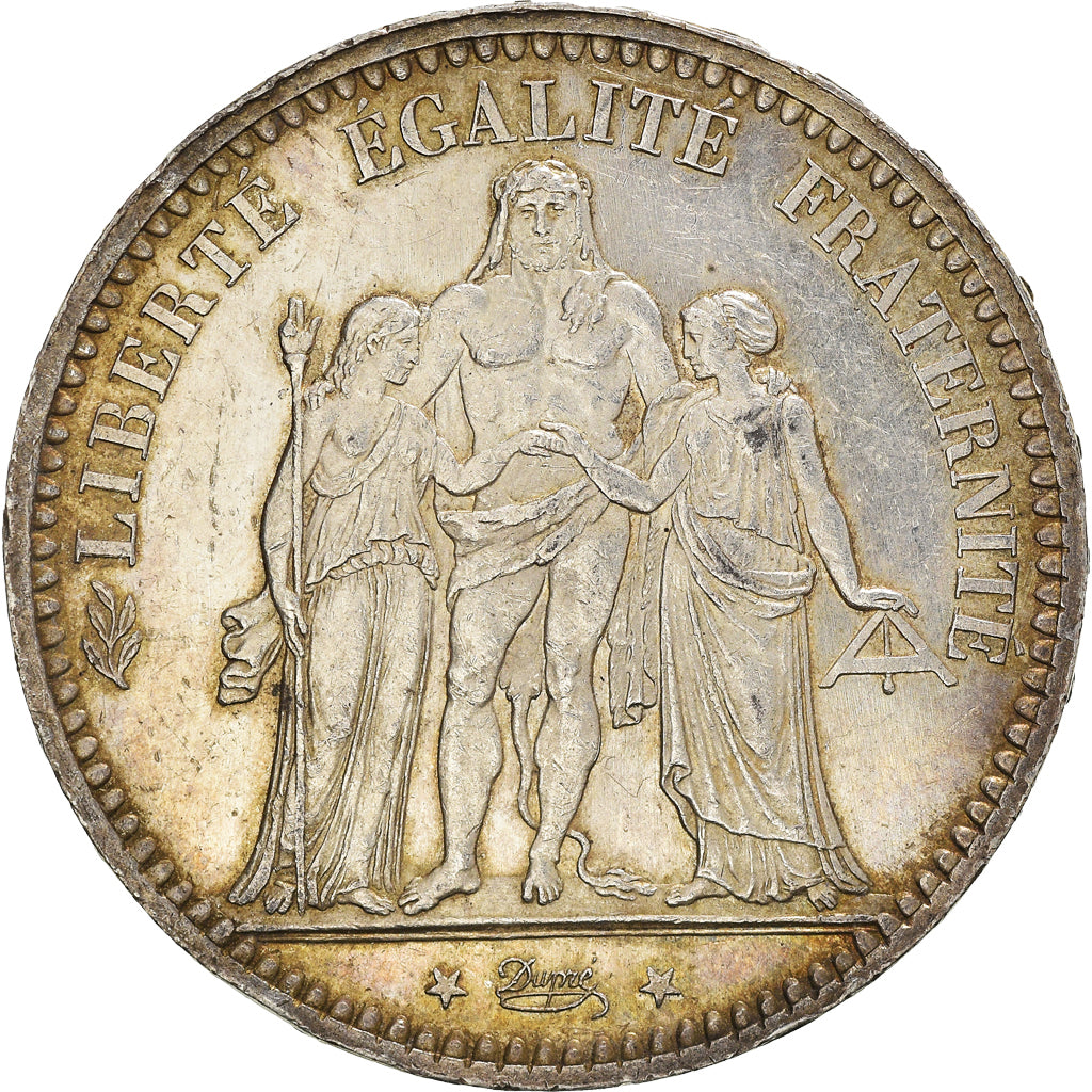 Coin, France, Hercule, 5 Francs, 1873, Paris, AU(50-53), Silver, KM:820.1