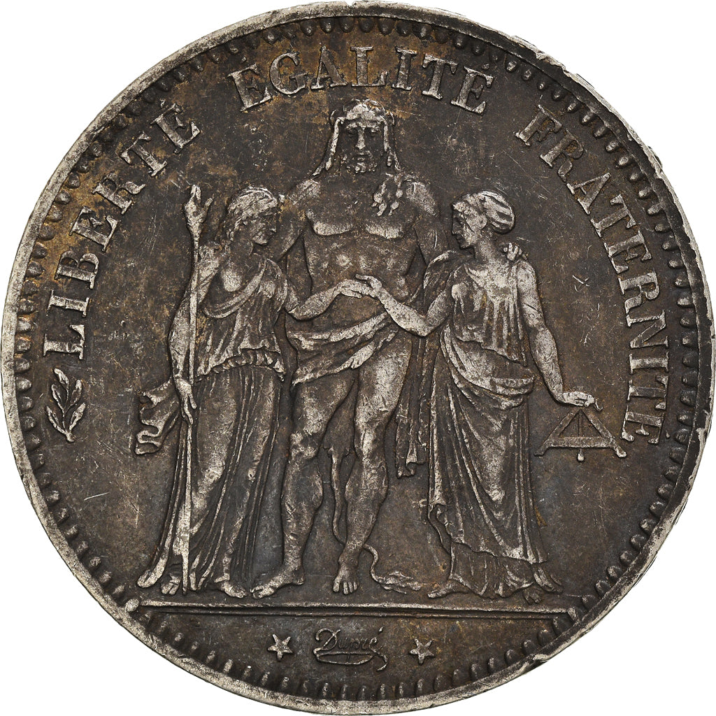 Coin, France, Hercule, 5 Francs, 1875, Paris, VF(30-35), Silver, KM:820.1