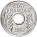 Coin, French Indochina, Cent, 1943, AU(55-58), Aluminum, KM:26, Lecompte:110