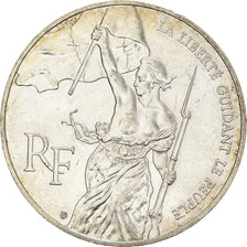 Moneda, Francia, Liberté guidant le peuple, 100 Francs, 1993, MBC+, Plata
