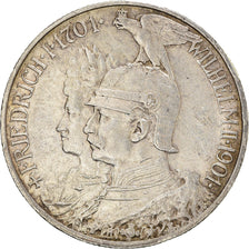 Moneta, Stati tedeschi, PRUSSIA, Wilhelm II, 2 Mark, 1901, Berlin, BB+, Argento