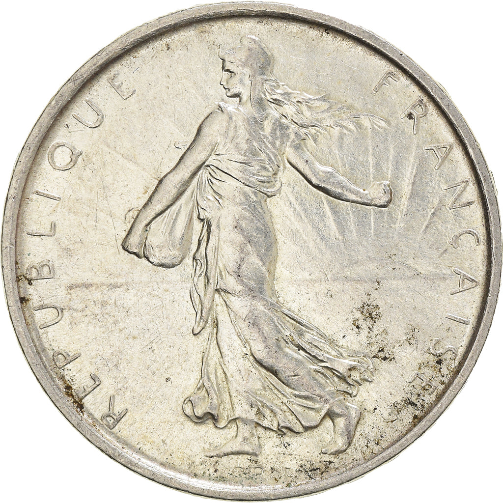 Coin, France, Semeuse, 5 Francs, 1968, Paris, AU(50-53), Silver, KM:926