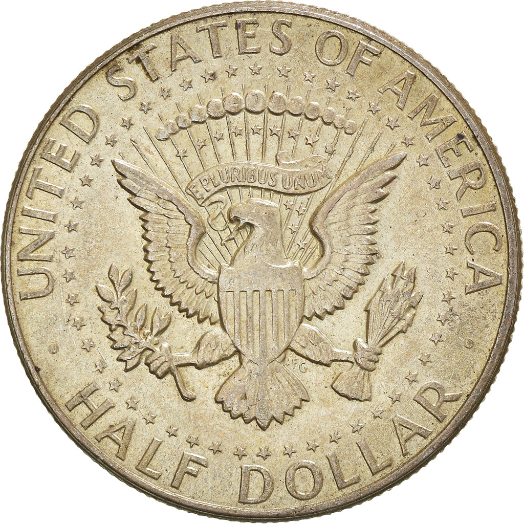 Coin, United States, Kennedy Half Dollar, Half Dollar, 1964, U.S. Mint