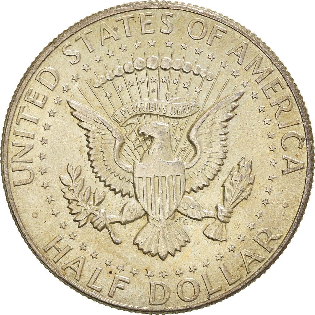 Coin, United States, Kennedy Half Dollar, Half Dollar, 1964, U.S. Mint