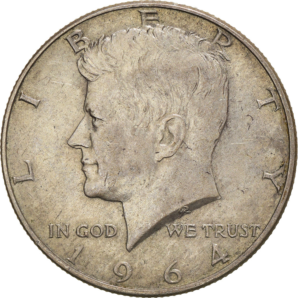 Coin, United States, Kennedy Half Dollar, Half Dollar, 1964, Denver, EF(40-45)