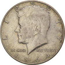 Coin, United States, Kennedy Half Dollar, Half Dollar, 1964, Denver, EF(40-45)