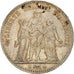 Coin, France, Hercule, 5 Francs, 1876, Paris, AU(50-53), Silver, KM:820.1