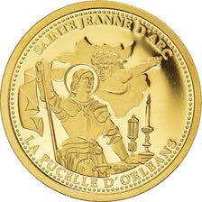 France, Médaille, Sainte Jeanne d'Arc, Pucelle d'Orléans, History, FDC, Or