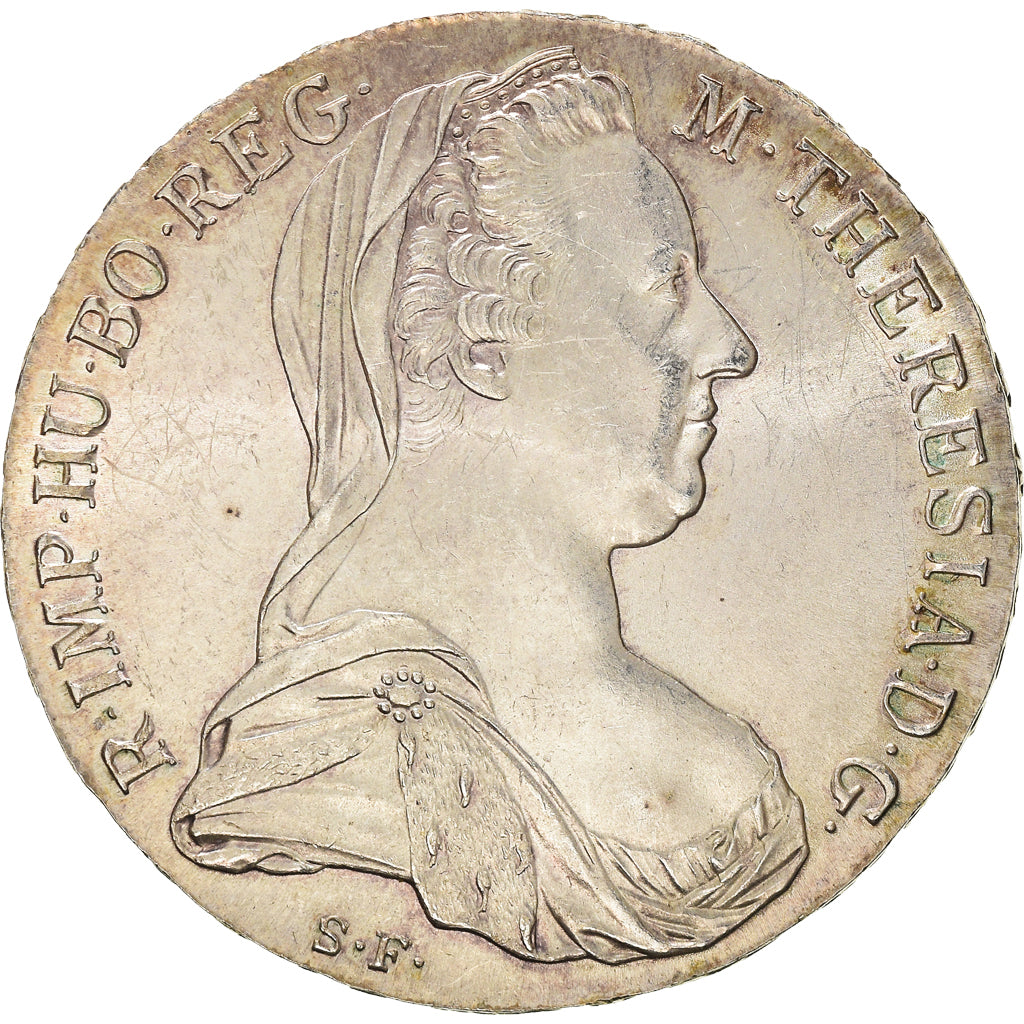 Coin, Austria, Joseph II, Thaler, 1780, Restrike, MS(60-62), Silver, KM:T1