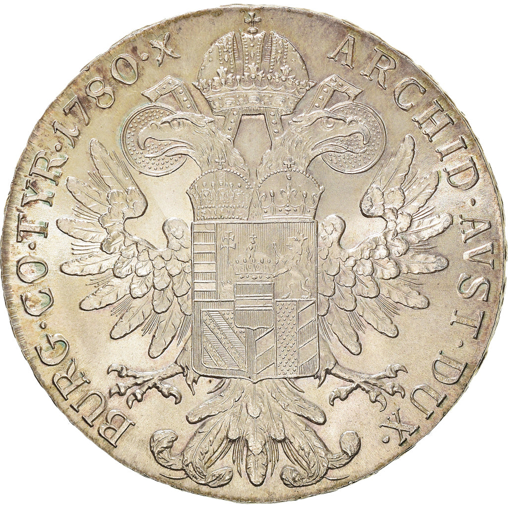 Coin, Austria, Joseph II, Thaler, 1780, Restrike, MS(60-62), Silver, KM:T1