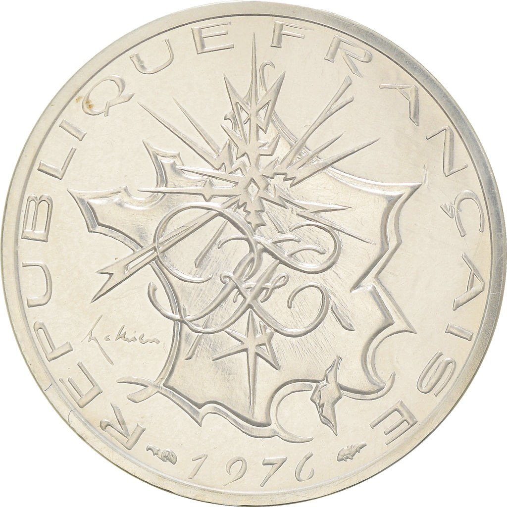 Coin, France, Mathieu, 10 Francs, 1976, Piéfort, MS(65-70), Silver, KM:P561