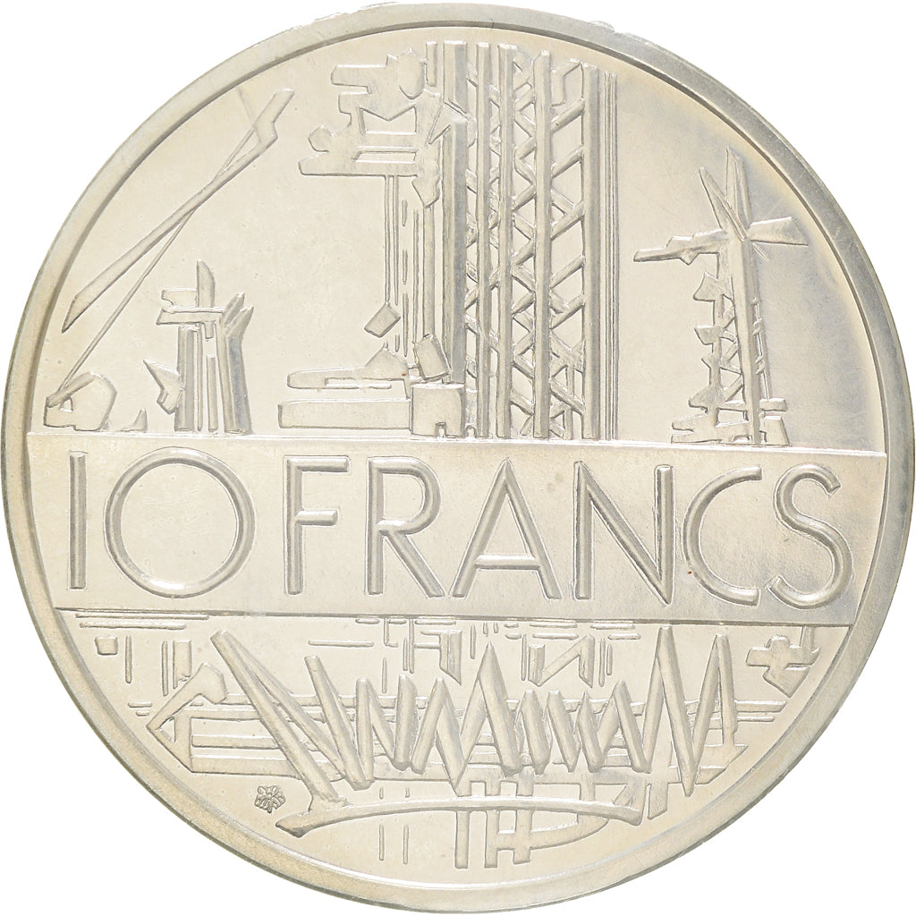 Coin, France, Mathieu, 10 Francs, 1976, Piéfort, MS(65-70), Silver, KM:P561