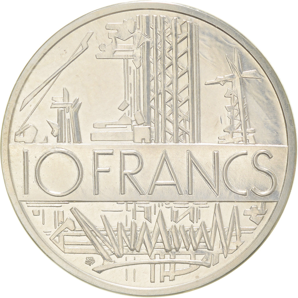 Coin, France, Mathieu, 10 Francs, 1976, Piéfort, MS(65-70), Silver, KM:P561
