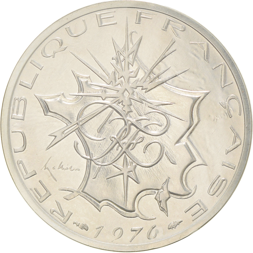 Coin, France, Mathieu, 10 Francs, 1976, Piéfort, MS(65-70), Silver, KM:P561