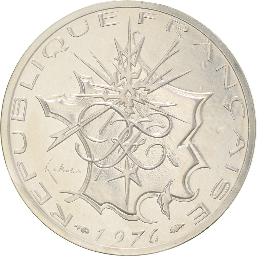 Coin, France, Mathieu, 10 Francs, 1976, Piéfort, MS(65-70), Silver, KM:P561