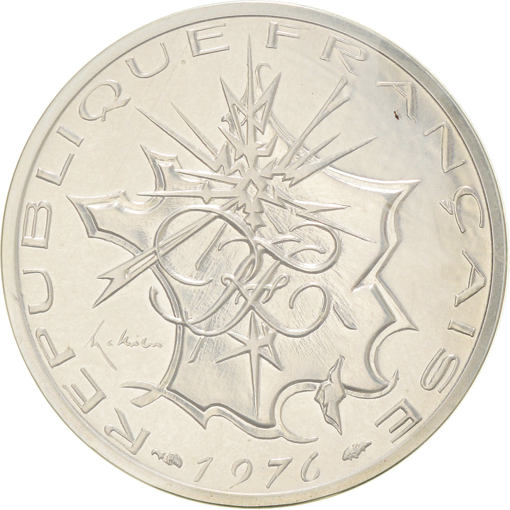 Coin, France, Mathieu, 10 Francs, 1976, Piéfort, MS(65-70), Silver, KM:P561