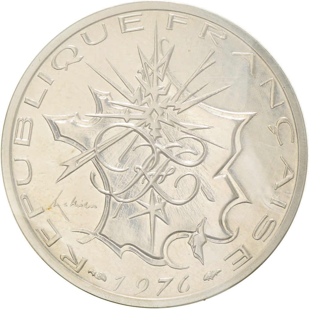 Coin, France, Mathieu, 10 Francs, 1976, Piéfort, MS(65-70), Silver, KM:P561