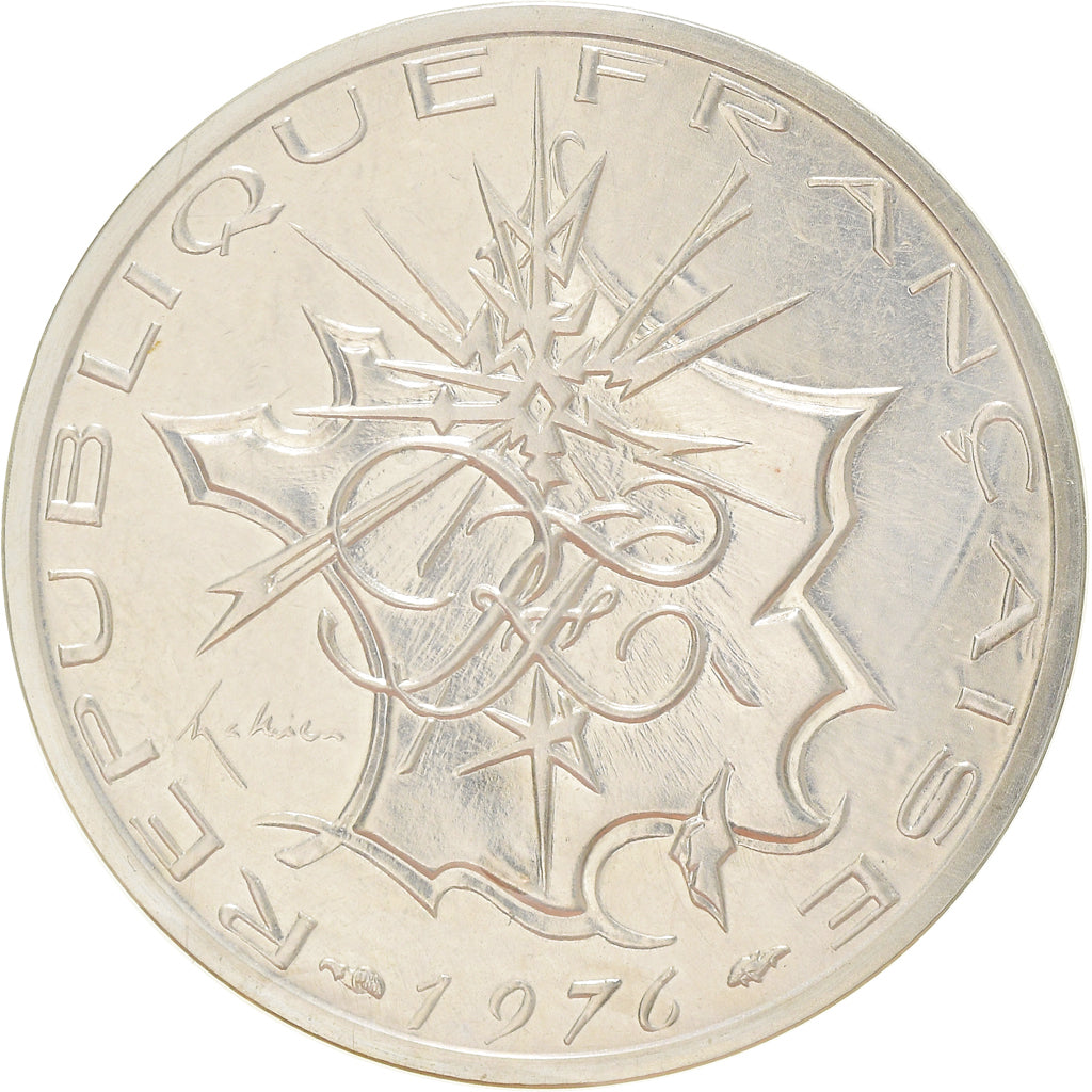 Coin, France, Mathieu, 10 Francs, 1976, Piéfort, MS(65-70), Silver, KM:P561