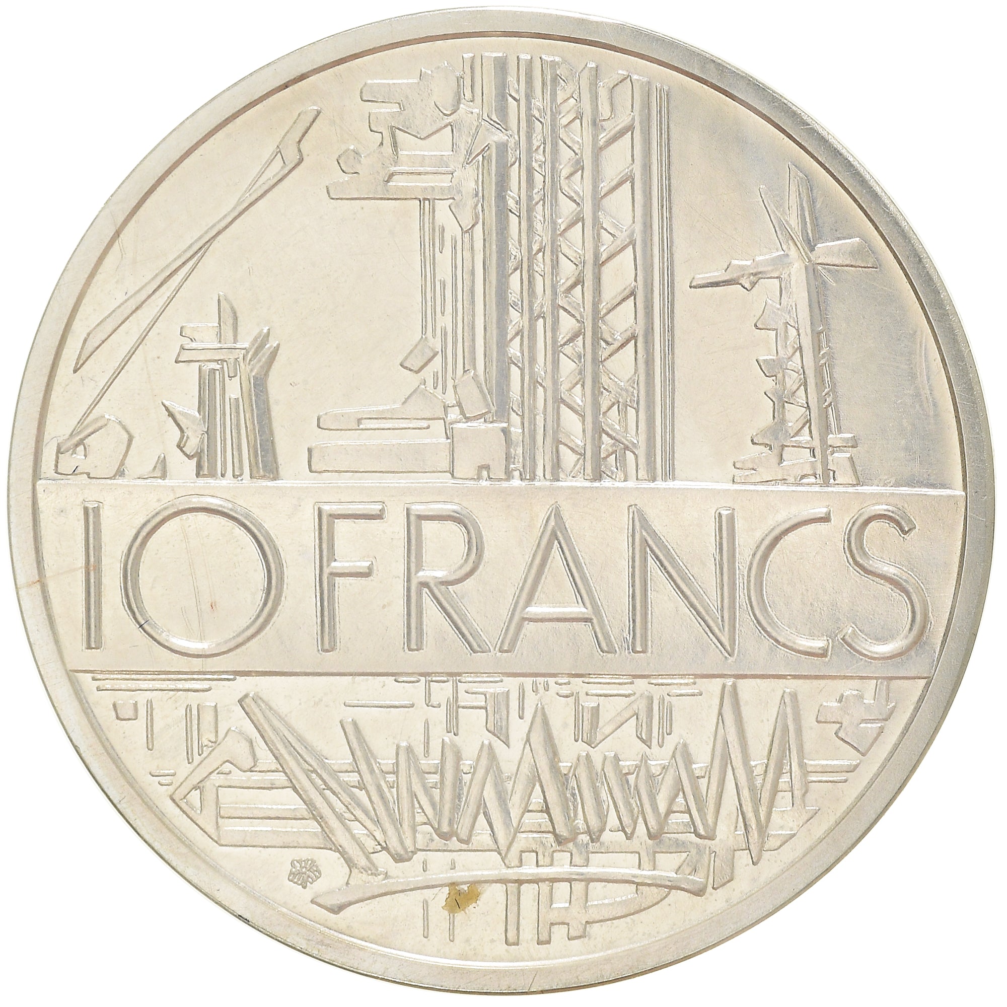 Coin, France, Mathieu, 10 Francs, 1976, Piéfort, MS(65-70), Silver, KM:P561