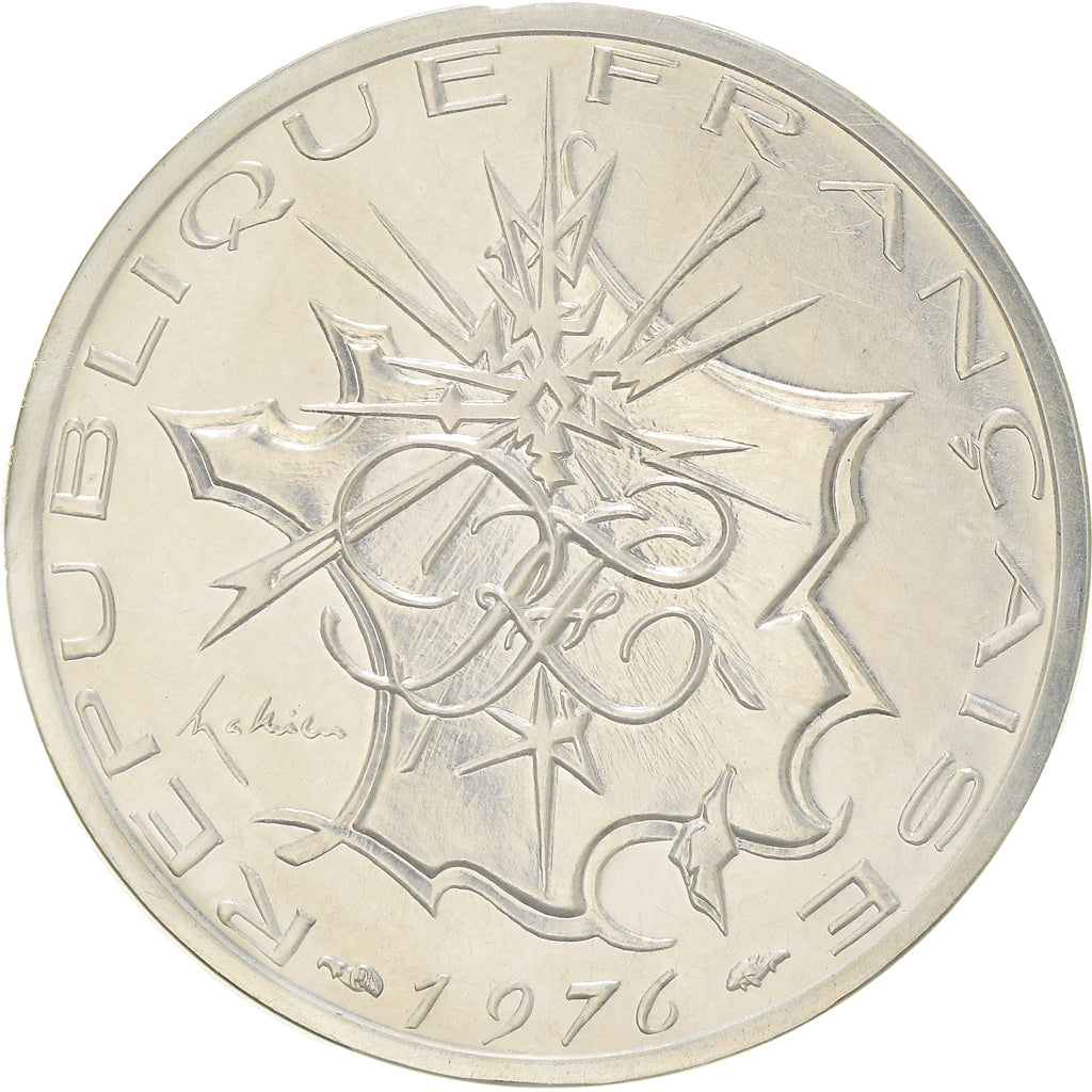 Coin, France, Mathieu, 10 Francs, 1976, Piéfort, MS(65-70), Silver, KM:P561