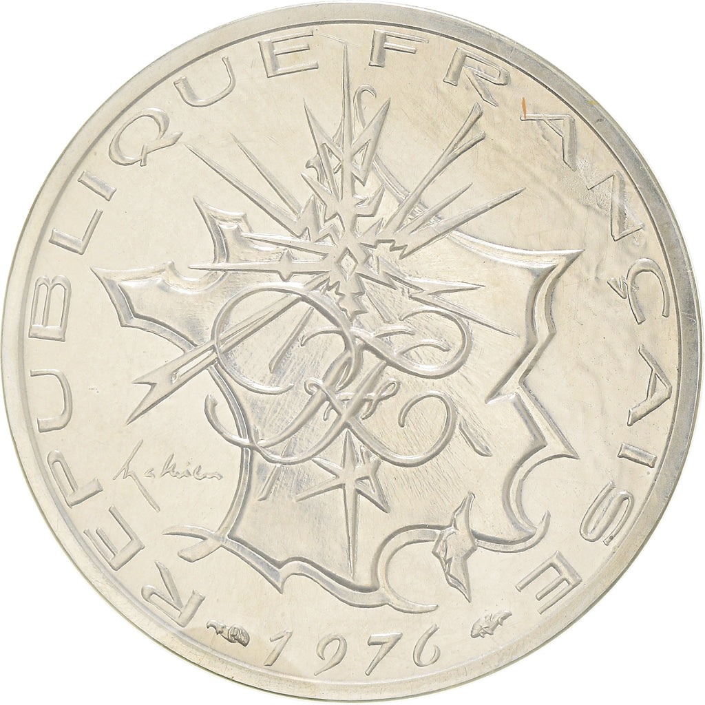 Coin, France, Mathieu, 10 Francs, 1976, Piéfort, MS(65-70), Silver, KM:P561