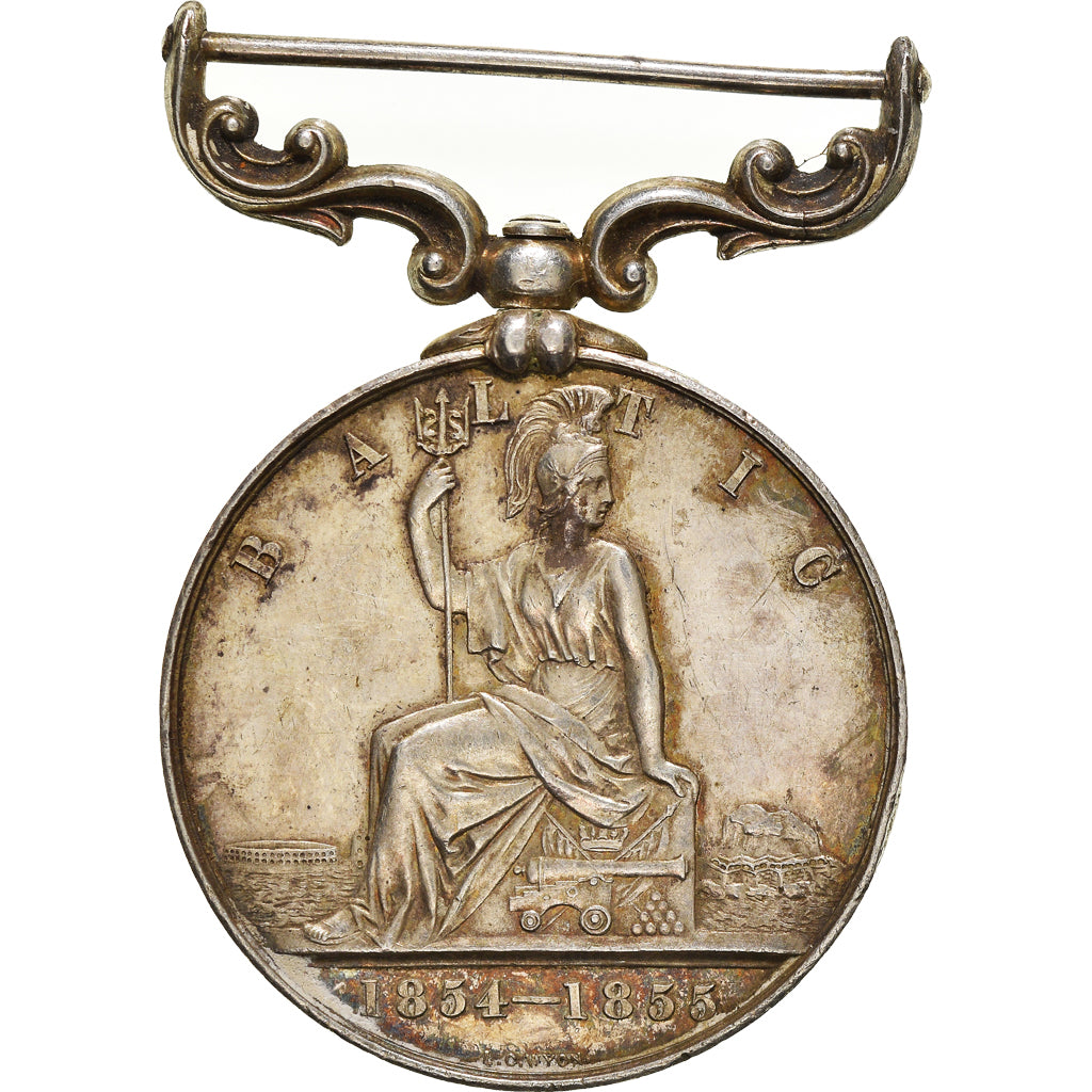 Royaume-Uni, Médaille, Victoria Regina, Baltique, Guerre de Crimée, 1854-1855