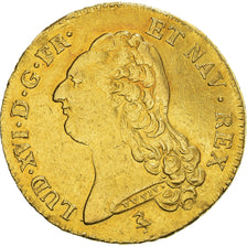 Coin, France, Louis XVI, 2 Louis D'or, 1786, Paris, EF(40-45), Gold, KM:592.1