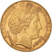 Moneta, Francja, Cérès, 10 Francs, 1896, Paris, AU(50-53), Złoto, KM:830